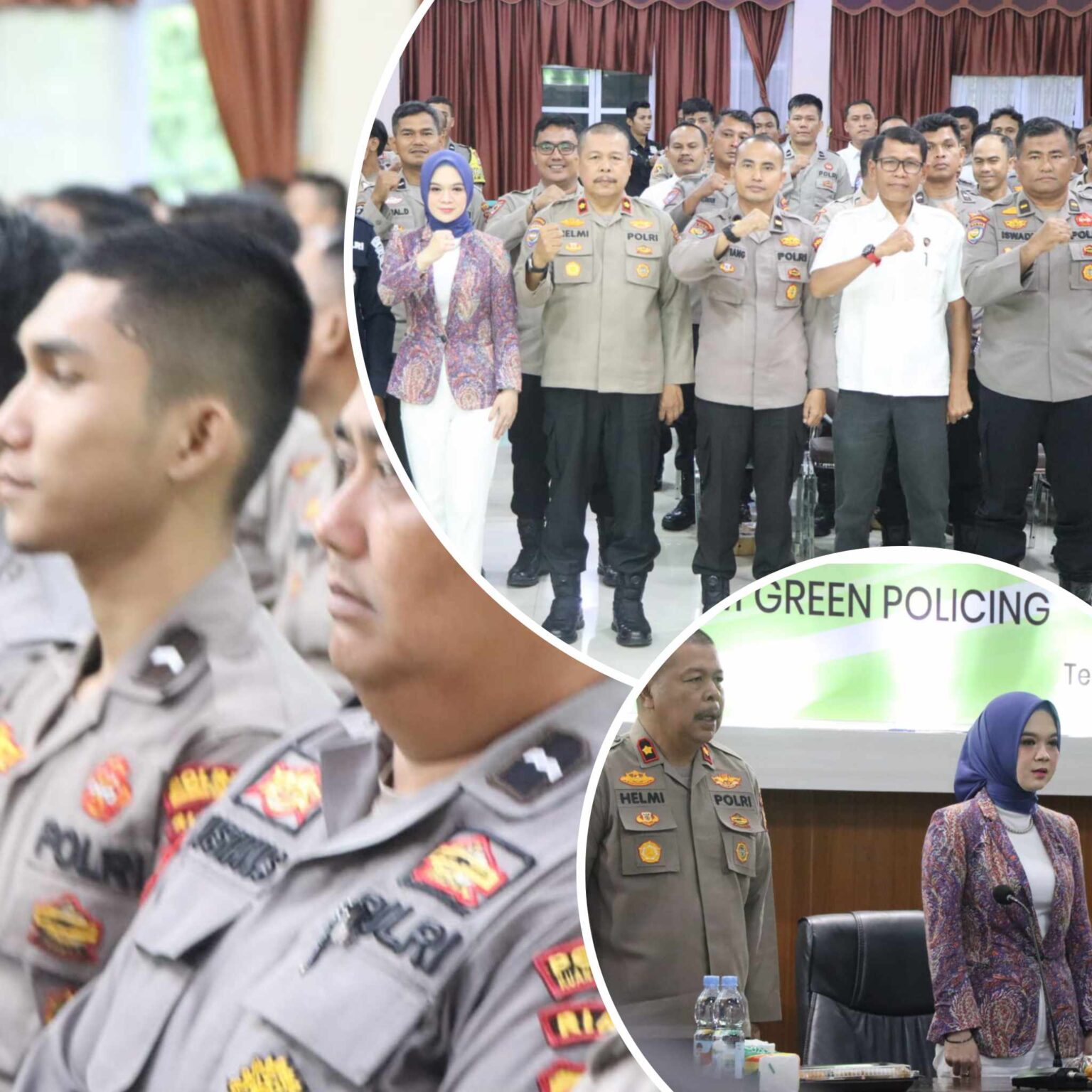 Polres Kuansing Latih Public Speaking Personel Dukung Green Policing
